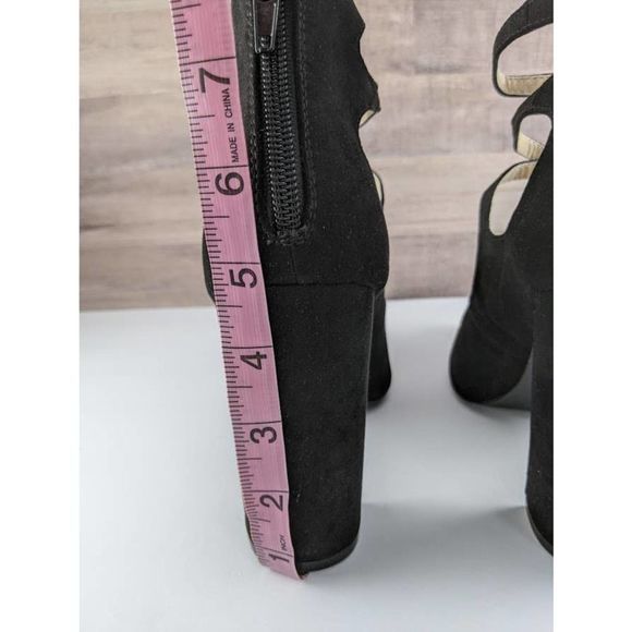 Maurices Strappy Block Heels Black - Picture 6 of 11